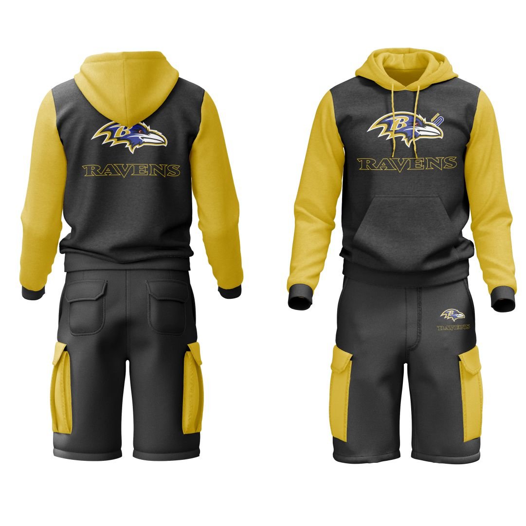 10 Hoodie Short Set - Image 1