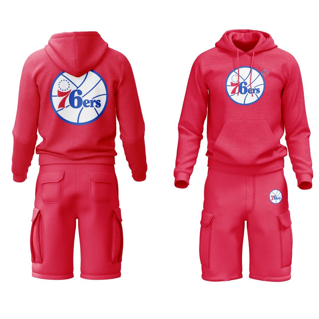 2 Hoodie Short Set - Image 1