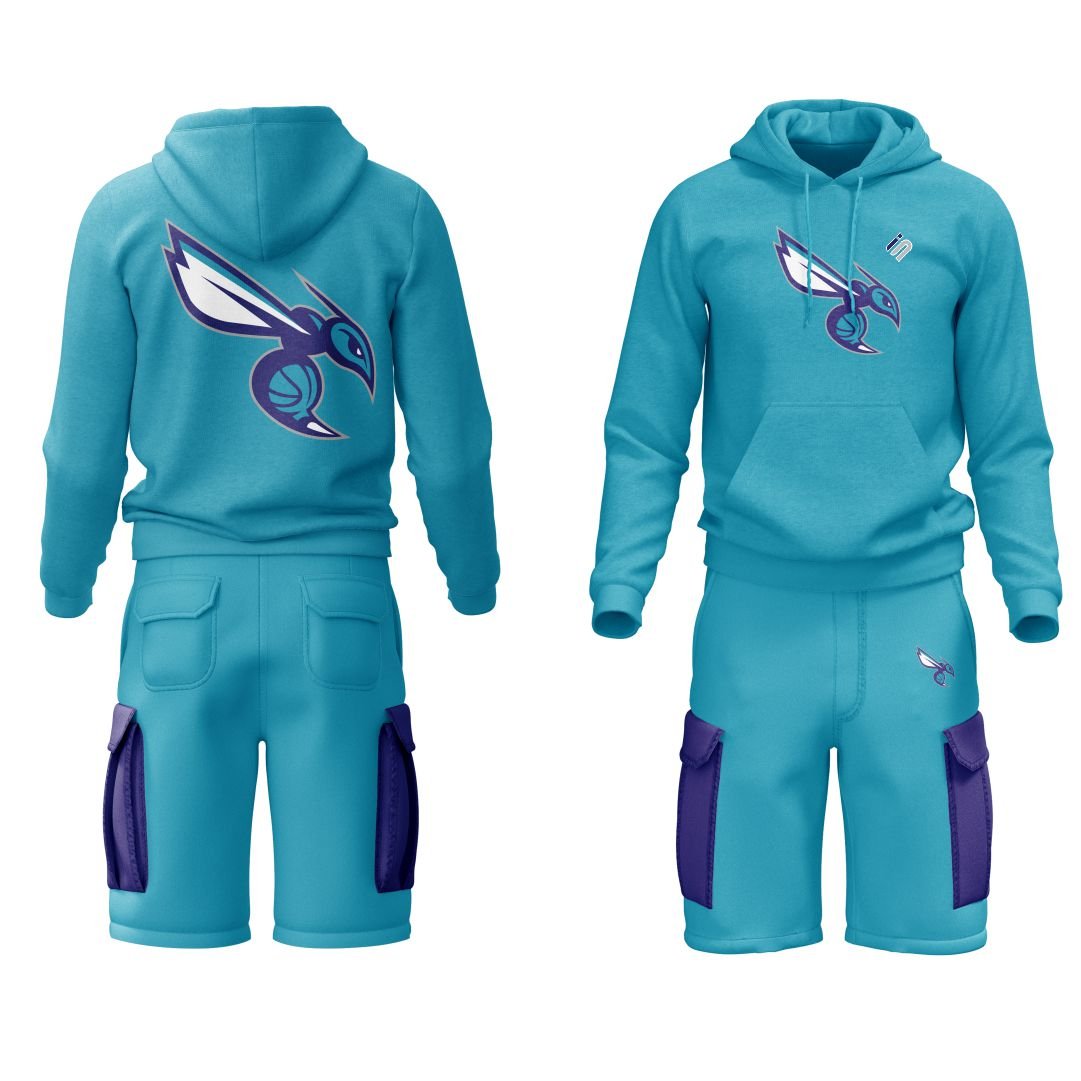 4 Hoodie Short Set - Image 1